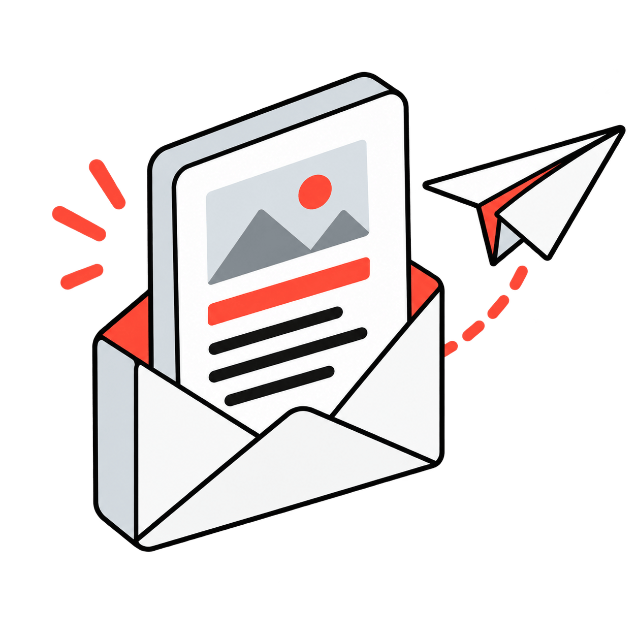 AI newsletter illustration