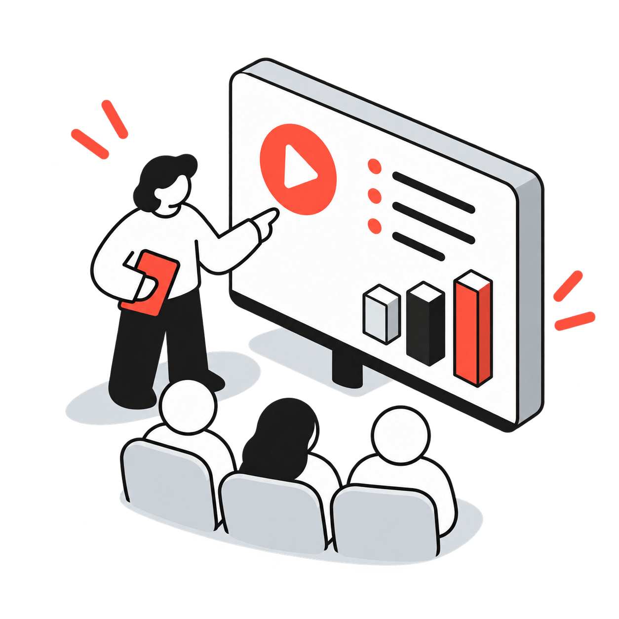 AI training session illustration