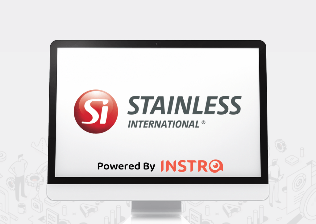 Precision-slit stainless steel coil passing through industrial rollers