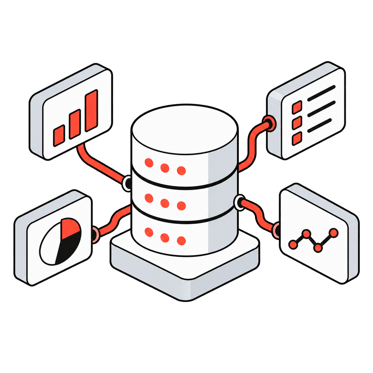 Data handling illustration