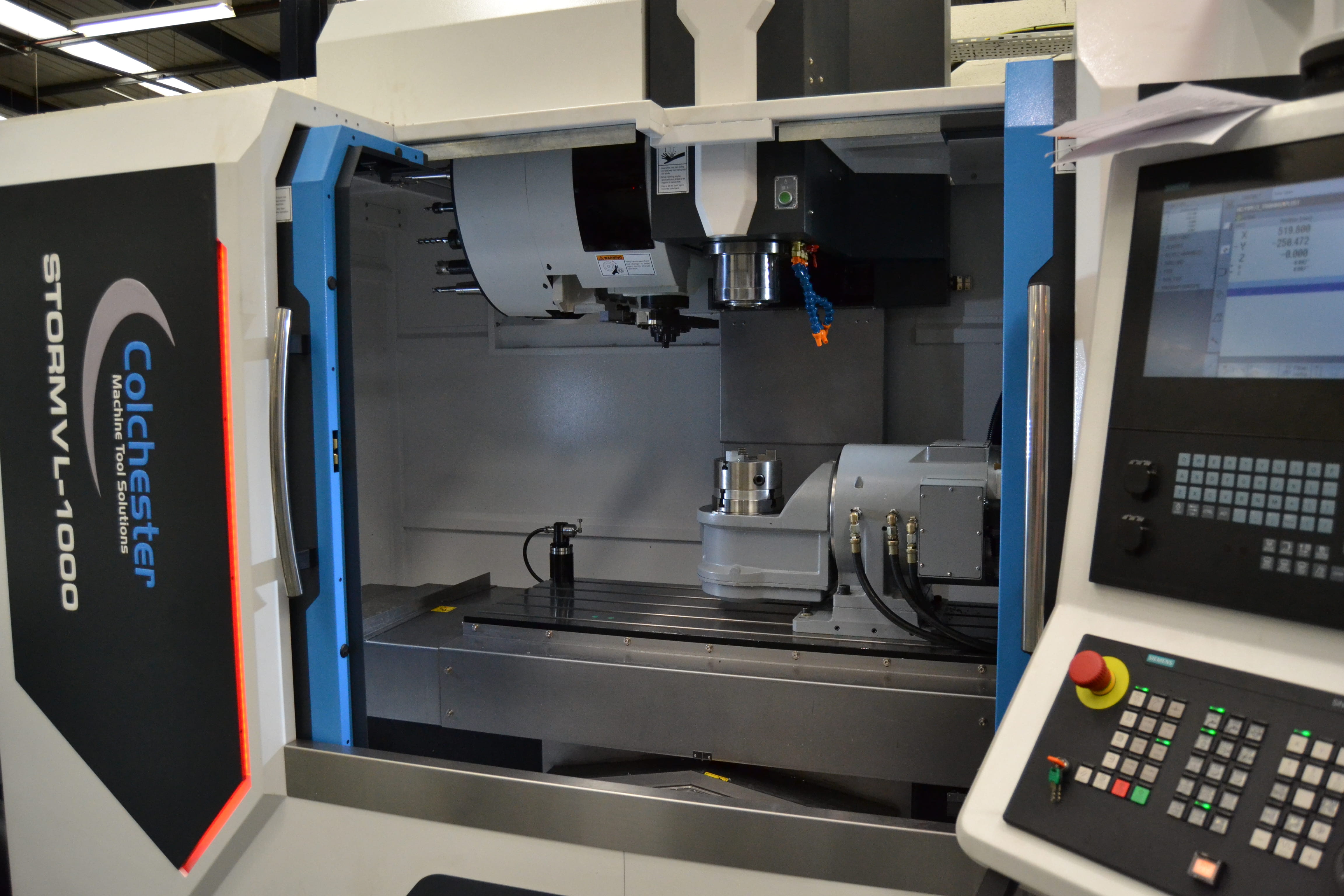 Colchester machine tool environment showing the operational setting for service and technical support workflows
